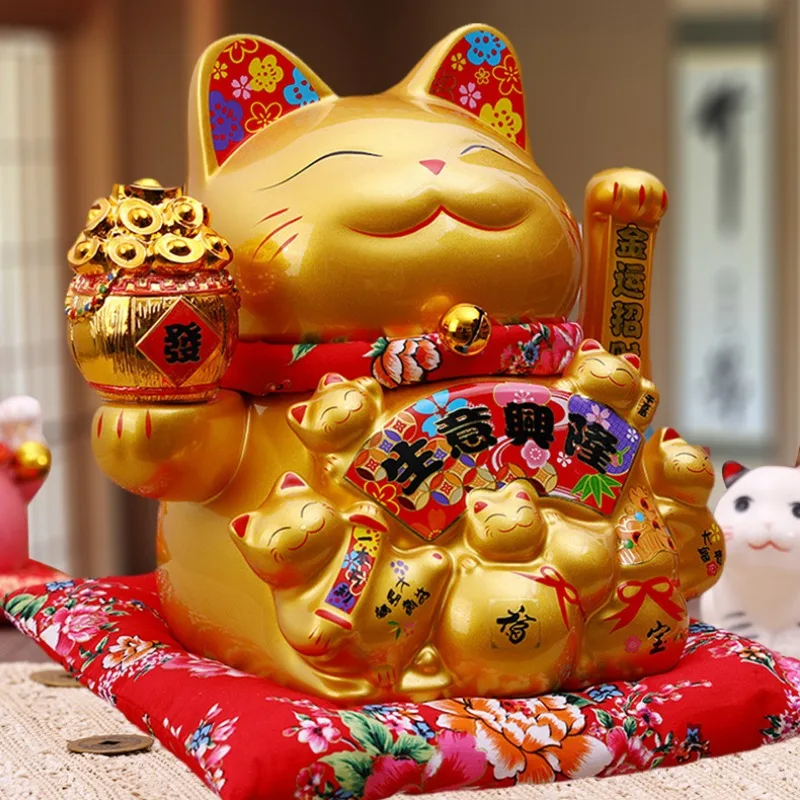 kf Sd77549d6fb0c425cb686643e37400e37i - Maneki Neko Statue